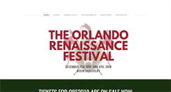 Desktop Screenshot of orlandorenaissancefestival.com